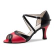 Werner Kern Portia Zwart-Rood lederen dames Dansschoenen