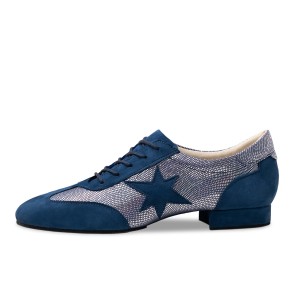 Werner Kern Ariana Blauw Suède dames Training Dansschoenen