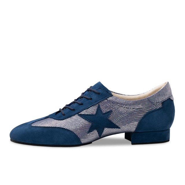 Werner Kern Ariana Blauw Suède dames Training Dansschoenen