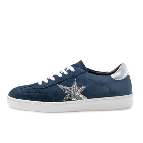 Werner Kern Zelda dames Suede Navy Dans­sneakers