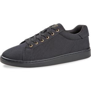Diamant Zwarte Canvas Uniseks Vegane Danssneakers 214-502-675 Ritmo