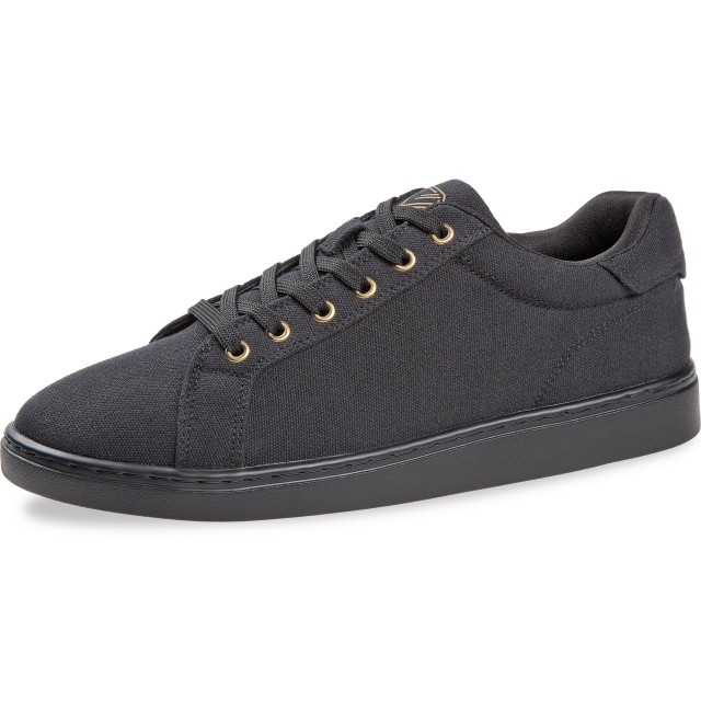 Zwarte Canvas Uniseks Vegane Danssneakers 214-502-675 Ritmo