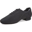 Diamant Zwart Canvas heren Ballroomschoenen 224-510-675