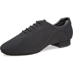 Diamant DanceArt Zwart Canvas heren Ballroomschoenen 224-510-675