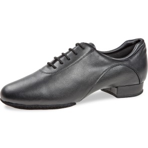 Diamant DanceArt Zwart Lederen heren Ballroomschoenen 224-510-042