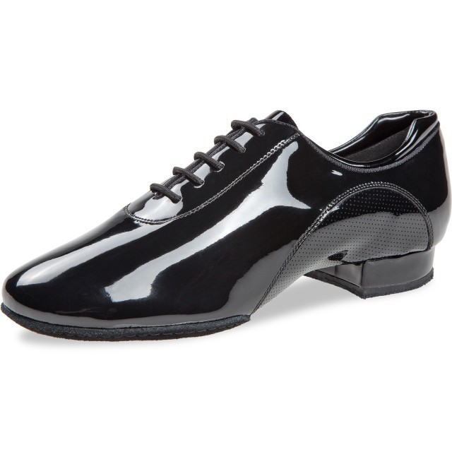 Diamant DanceArt Zwart Synthetisch Patent heren Ballroomschoenen 224-510-683