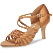Diamant DanceArt dames Latin Competition Dansschoenen Alina 218-508-379 met Slim Hak 7,5cm