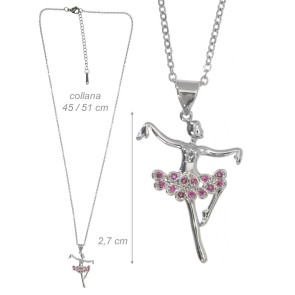 Alista Dancer Basics  Zirkon Ballerina Hanger Ketting