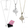 Zirkon ballerina ketting