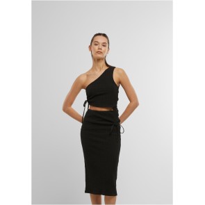 Urban Classics dames Dansjurk van Jersey met Uitsnijdingen