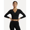 balletvestje-in-tactel-met-7_8-mouwen-pullover-zwart-model-voorkant