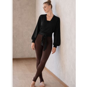 ballet-en-yogavestje-voor-dames-in-zwart-van-bamboe-sfeerimpressie