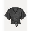 Alista Dancer Basics dames Kimono Yoga Opwarmvest met Korte mouwen