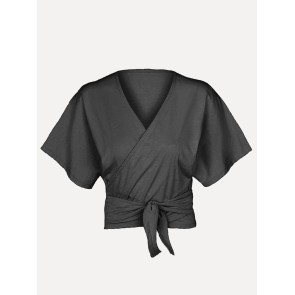 Alista Dancer Basics  dames Kimono Yoga Opwarmvest met Korte mouwen