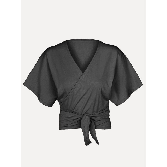 Alista Dancer Basics dames Kimono Yoga Opwarmvest met Korte mouwen