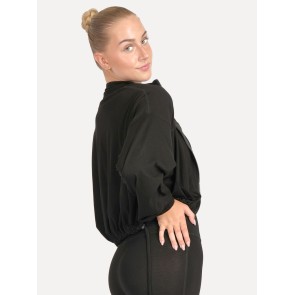 Alista Dancer Basics  zwarte dames crop vestje van zachte viscose