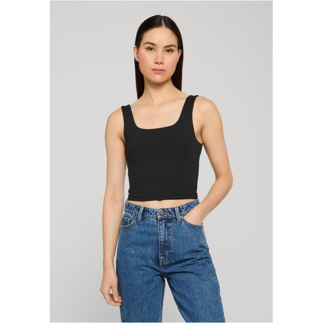 Urban Classics TB8349 dames Cropped Polyamide Top
