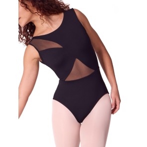 Capezio Zachte Elegantie Asymmetrische dames Leotard met Boothals