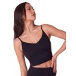 Capezio EL110W Soft Elegante Dans Crop Top