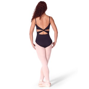 Capezio EL101W Soft Elegance Balletpakje met Spaghettibandjes en Verfijnde Twist-rug