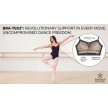 A ballerina in the leotard with BraTek2® technology..