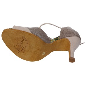Lidmag 7/51 Denim Beige dames Dansschoenen