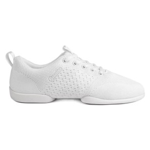 Portdance Groovies Trainer 01 Witte Knitting Textiel Danssneakers