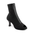 PortDance PD Rita 60 mm Hak Danslaars van Zwarte Lycra