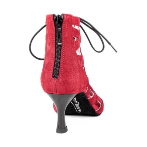 PortDance PD804 Net Rood Nubuck Hak 50