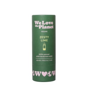 We Love the Planet Zesty Lime Vegan Deodorantstick