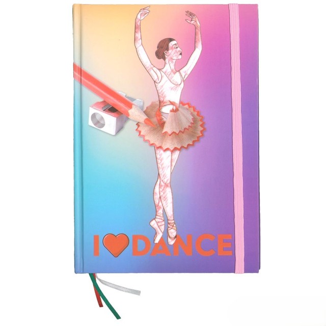 Alista Breed Gelinieerd Notitieboekje I Love Dance