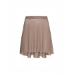 Ballet-Skirt-Short-Mesh-Light-Brown-Front-Mara-Dancewear