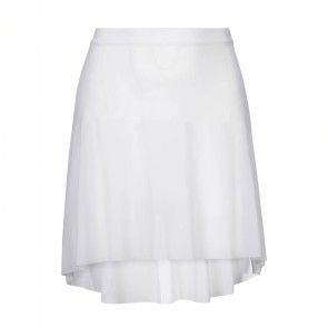Ballet-Skirt-Short-Mesh-Pure-White-Front-Mara-Dancewear