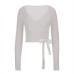 Ballet-Warm-Up-Wrap-Top-Light-Nude-Front-Mara-Dancewear