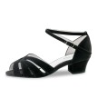 Anna Kern 929-35 Aina Suède dames Dansschoenen met een Comfortabele Blokhak van 3,5 cm