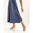 Anna Kern 908-50 Magalie zilver leer dansschoenen dames open teen bandjes