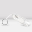  Bloch Mini Spits Sleutelhanger A0604M wit