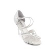 Portdance PD800 Pro Net dansschoenen open teen met net wit