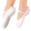 So Danca BAE24 Canvas Balletschoenen met Doorlopende Suède Zool wit
