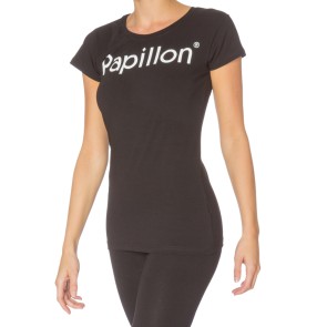 Papillon PA2031 Zwart Shirt met Ronde Hals voor Dames