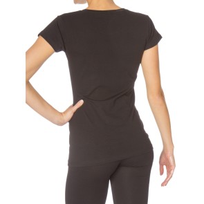 Papillon PA2031 Zwart Shirt met Ronde Hals voor Dames Achterkant
