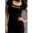 Papillon PA2031 Zwart Shirt met Ronde Hals voor Dames Logo