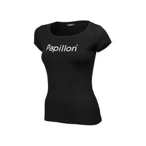 Papillon PA2031 Zwart Shirt met Ronde Hals voor Dames