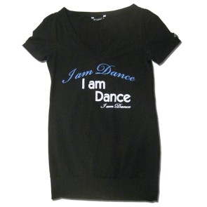 Papillon I am Dance shirt met V-hals
