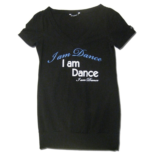 Papillon I am Dance shirt met V-hals