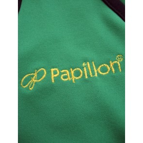 papillon groene broek met logo