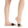 capezio H07 footundeez zwart op model