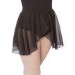 Papillon dames balletrokje PA3070 Zwart met overslag