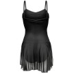 Papillon PA4054 dames balletpak met spaghettibandjes en rok achterkant 