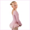 Papillon PK4047 roze balletpakje met mouwen en kort rokje